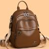 Women's PU Backpack Large Capacity Travel Multi-function Shoulder Bag