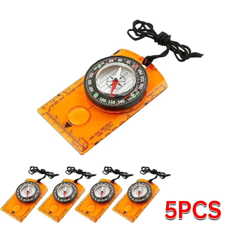 Hiking Backpack Compass Kids Compass Camping and Navigation Compass Backboard Compass for Map Reading
