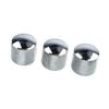 3Pcs Silver Electric Bass Volume Knob Electric Guitar Volume Tuning Potentiometer Control Knob