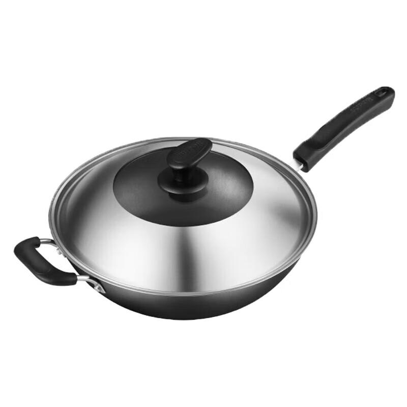 SUPOR Traditional Non-Coated Cast Iron Wok