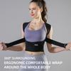 Vbosi Unisex Adjustable Back Support Shoulder Belt Posture Corrector for Sporty Comfort