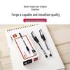 Deli Carbon Fiber Gel Pens: Retractable, Water-Based, Ideal for Students, Business Signatures, Meeting Notes, and Finance.