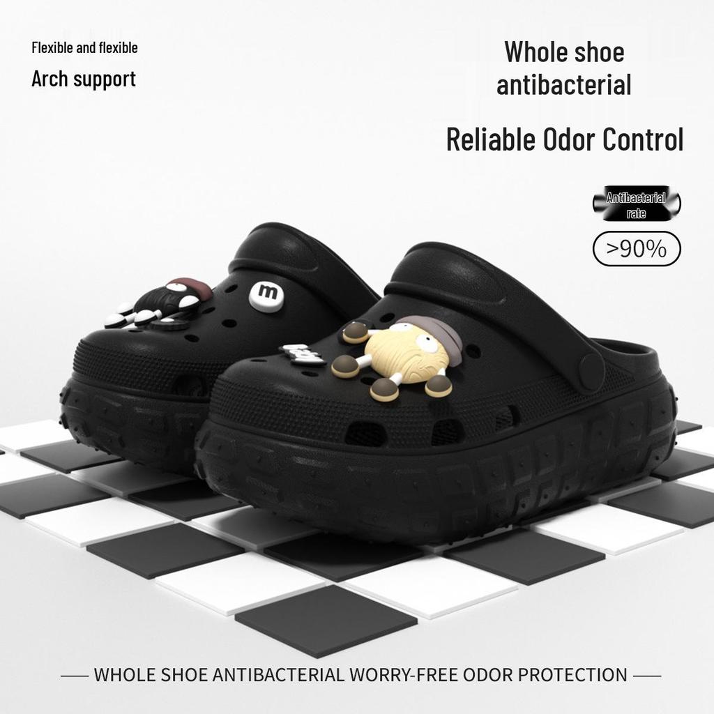 Women's Platform Clog Sandals: Non-Slip, Breathable, Wear-Resistant for Home & Beach