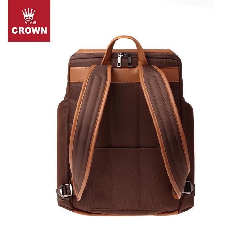 Crown E-P1131S Leather Backpack