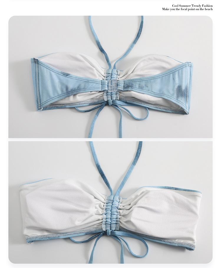 2024 Women's High-End Four-Piece Bikini Set: Conservative Style for Seaside and Hot Spring Vacations