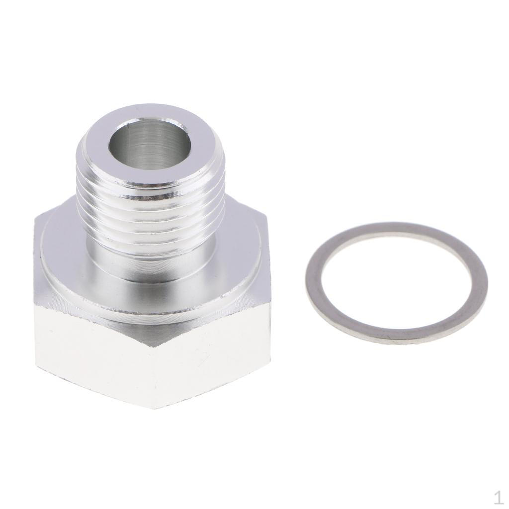 

Oil Pressure Sensor 16X1.5 to 1/8 NPT Port Adapter with Gasket,Sliver
