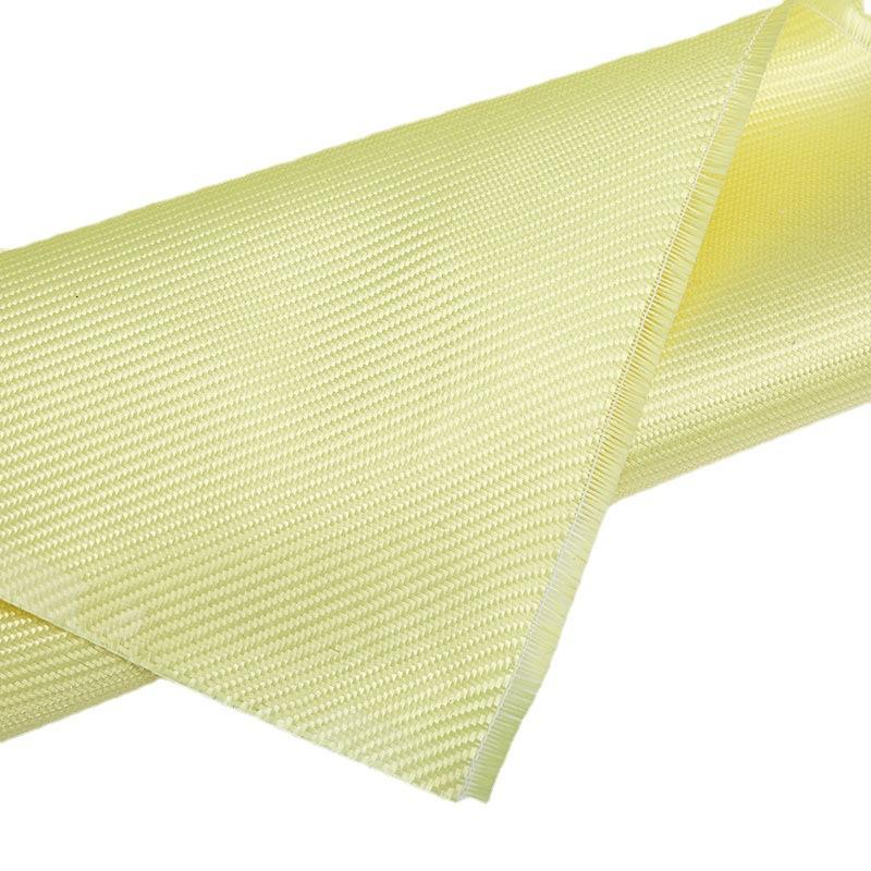 30cm/50cm/100cm 3000D 400g Yellow Color Kevlar Fabric Aramid Fiber Cloth Carbon Fiber Fabric for Bulletproof Clothing 1m Width