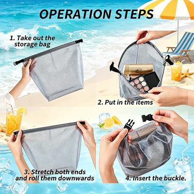 Men Women Universal Waterproof Toiletry Bag Big Capacity Travel Bath Organizer Handheld Gym Swim Storage Bag