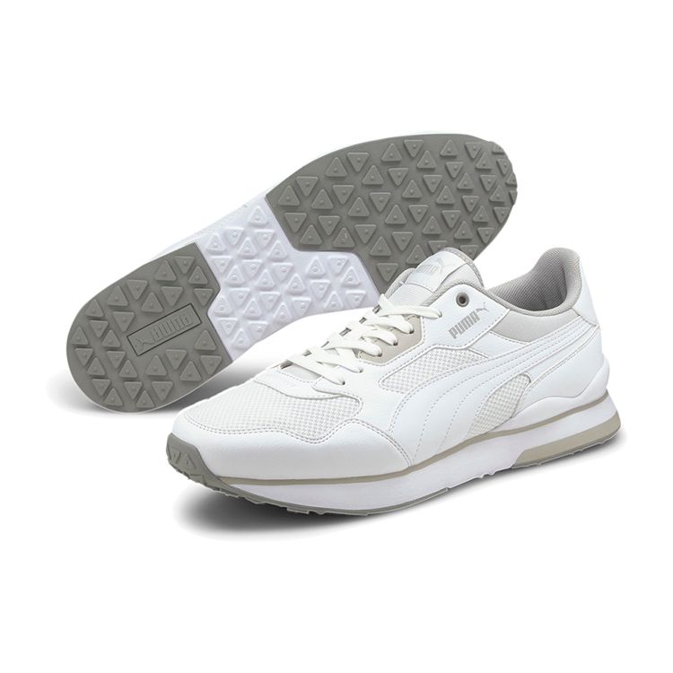 Puma R78 Futr Mesh Round Toe Lace-Up Sports Shock Absorbing Durable Lightweight Low-Top Casual Shoes Unisex Casual Shoes White 374895-02