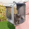 Ademende kattenrugzak Grote capaciteit Hond Transparante handtas Outdoor Reizen Draagbaar