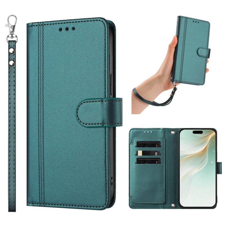 PU Leather Flip Phone Case For Samsung Galaxy S6 S7 Edge S8 S9 Plus S10 S20 FE S21 S22 Ultra Holder 9 Card Slots Wallet Cover