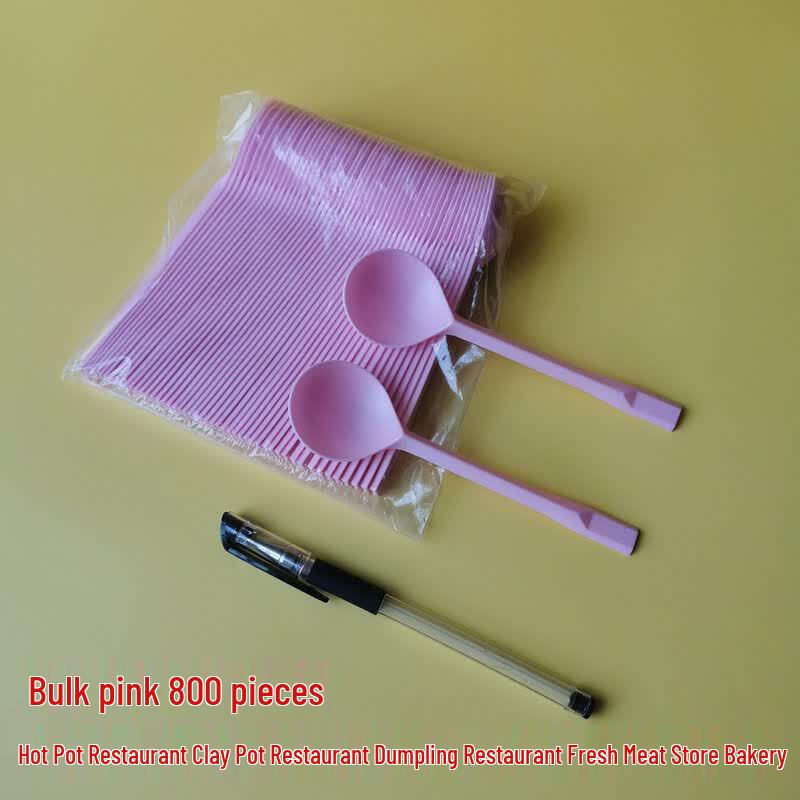 Qiwei Plastic Disposable Golden Turtle Spoons