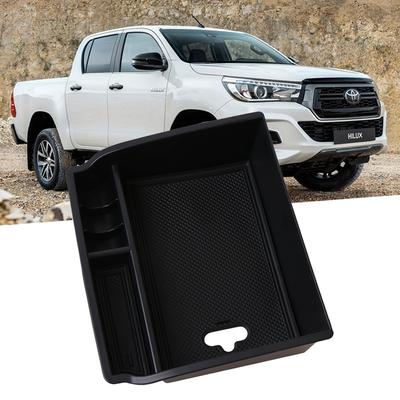 Car Central Armrest Storage Box Holder For Toyota Hilux 2015-2022 Center Console Organizer Tidying