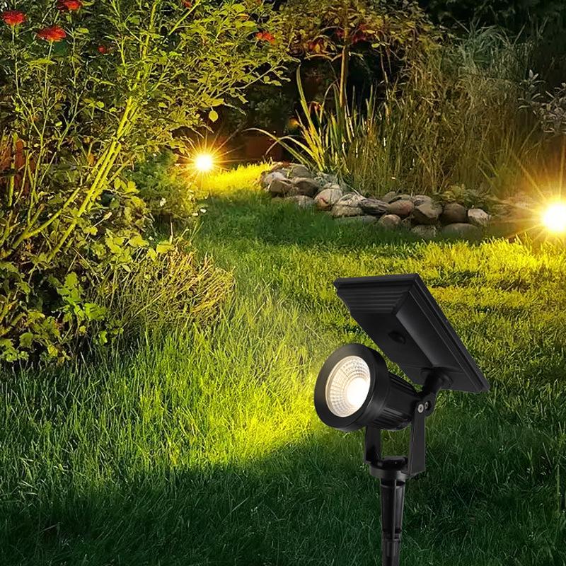 Outdoor Solar-Powered Waterproof High Brightness Lawn and Garden Spotlight