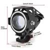 Motorcycle Headlight Fog Lights Super Bright Abgle Eyes Additional Spotlights Universal Moto Auxiliary U 7 Mini LED Driving Lamp