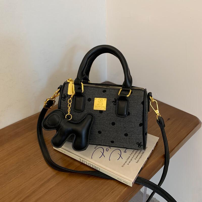 

OGAR Mini Polka Dot Boston Crossbody Bag Crossbody Bag
