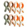 Strong ABS Drying Clamps with Ergonomic Handle for Comfortable Clothes Reinforced Windproof Clothing Clips