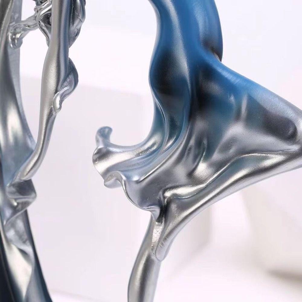 Kunst Tanz Mädchen Ornamente Modern Kreativ Mädchen Charakter Statue Modisch Handwerk Miniatur Figur Skulptur Wohnzimmer