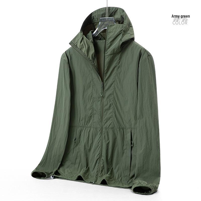 Unisex Summer 2025 Sunscreen Jacket - Lightweight, Breathable, Sun Protection for Men & Women