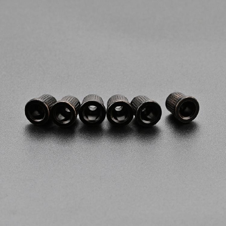 6 Pcs Guitar Through Body String Ferrules Replacement Guitar Parts Easy Install