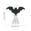 Bat Ornaments Halloween Party Supplies Halloween Bat Tree Toppers Easy Setup For Home Store Displays Decorations