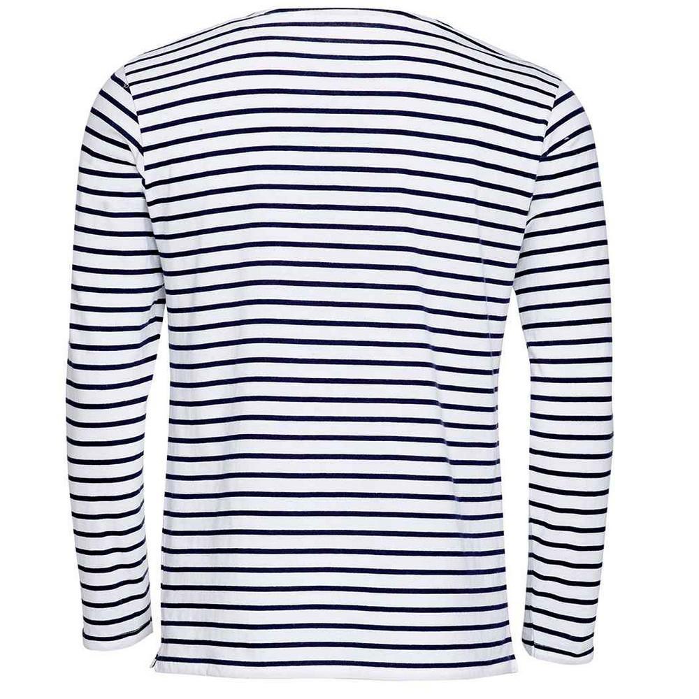 SOLS Mens Marine Striped Long-Sleeved T-Shirt