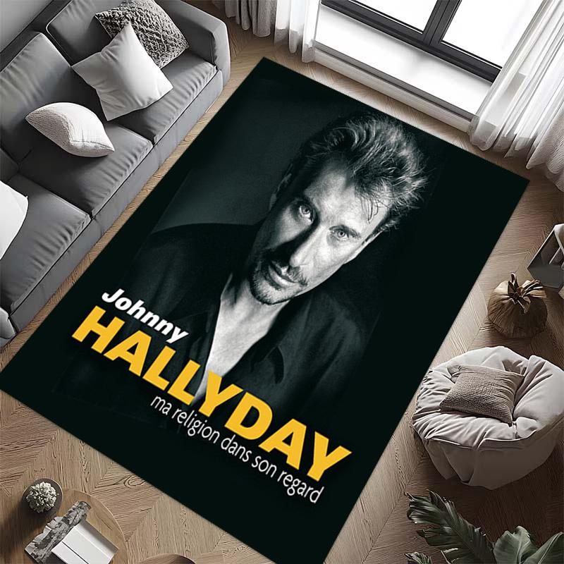 Johnny Hallyday: Life Death carpet Suitable for all seasons floor mats Dormitory decoration Protective pad Fashion