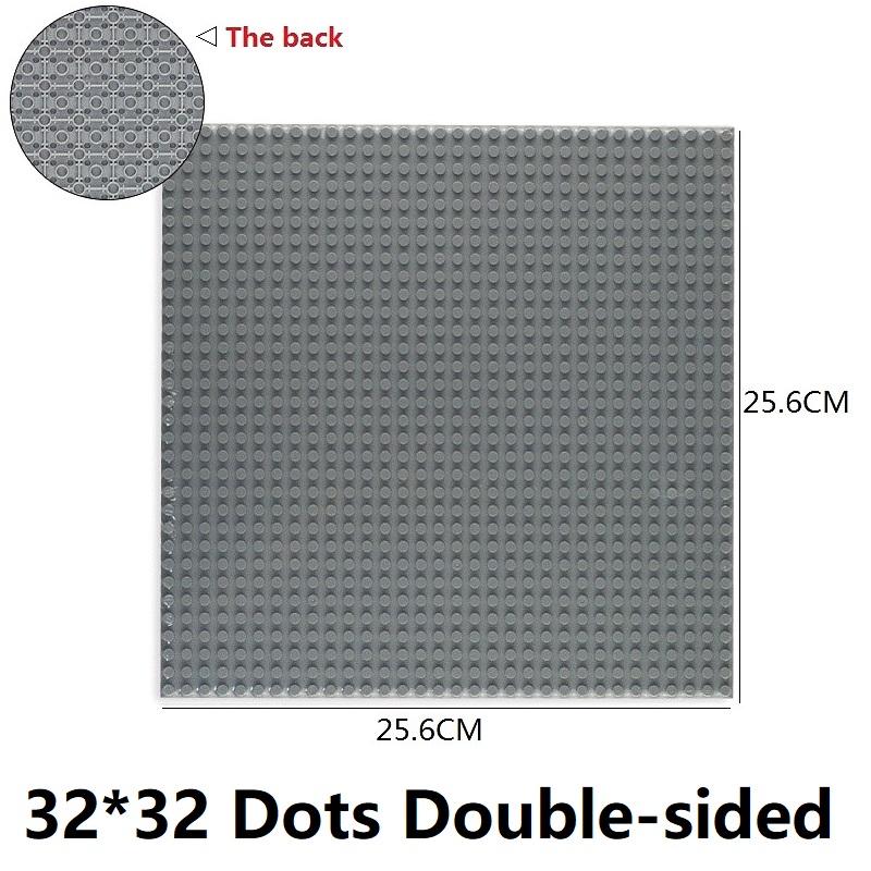 Non-Toxic Single Double Sided 32X32 16X16 16X32 Dots Classic Base Plates Blocks Diy Small Size Bricks Baseplates Construction Building Toy