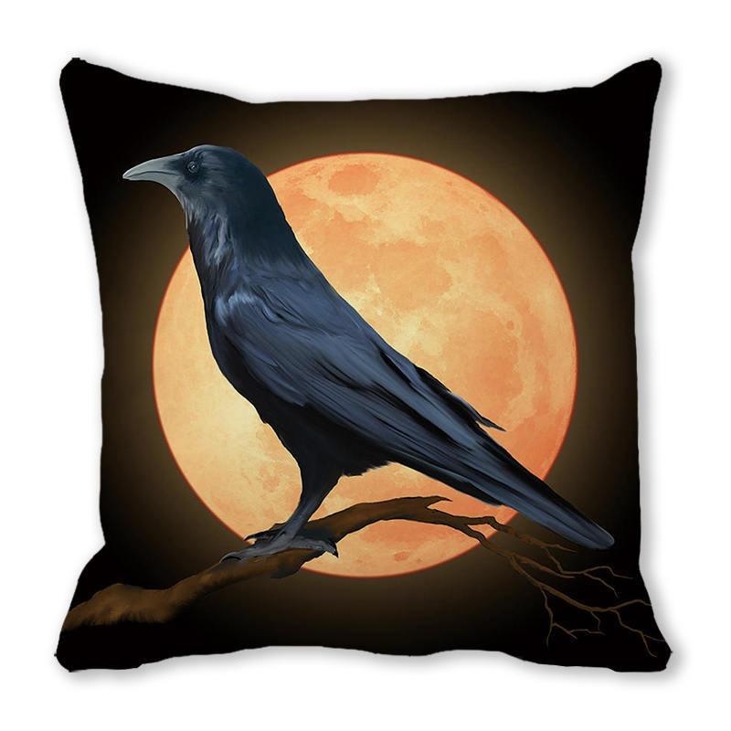 Kissenbezug für Halloween-Dekoration, schwarze Katze, Kürbislaternen-Muster, geeignet für Wohnzimmer, Sofa, Zimmerdekoration, Geschenk