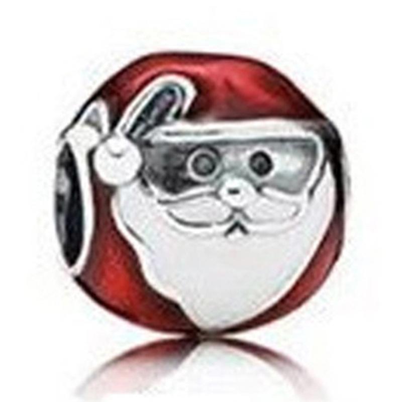 Christmas Series Alloy Santa Claus Beads For DIY pulsera Bracelet necklace accessories Women Fine Jewelry Gifts