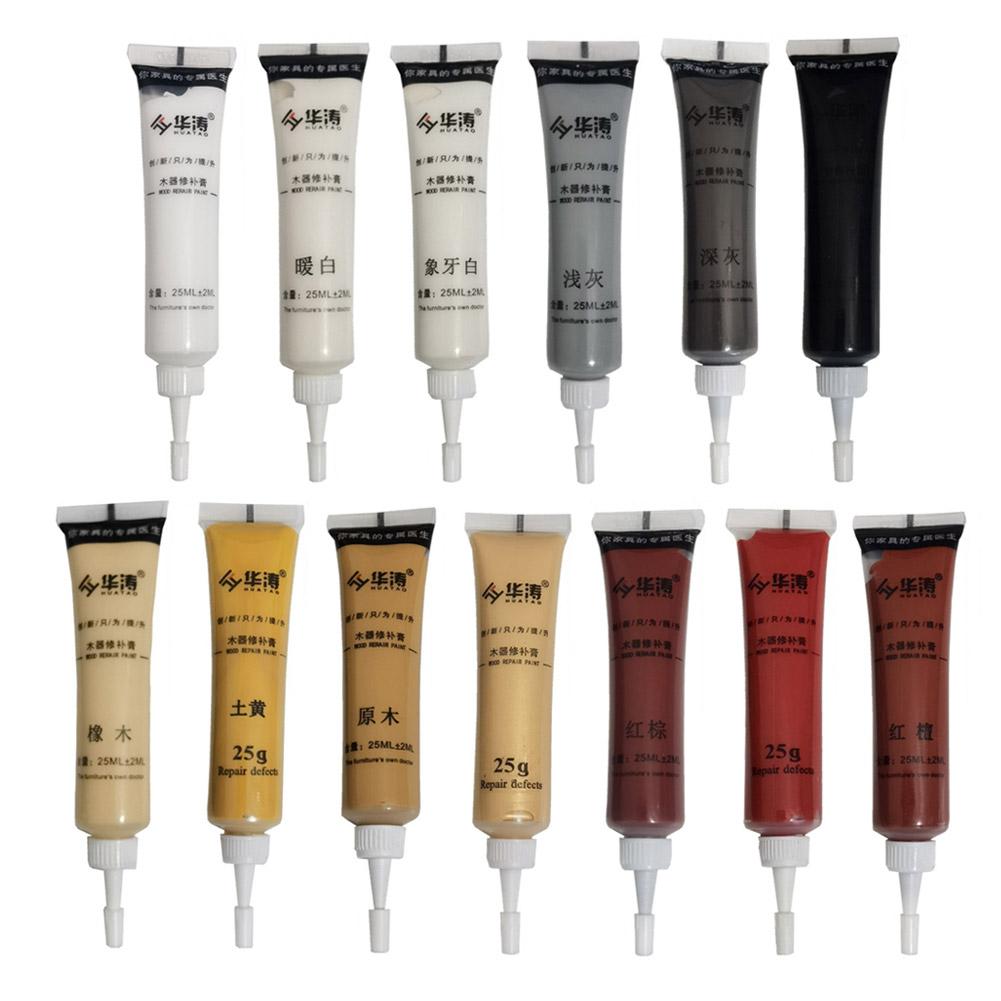 Çok Amaçlı Çok Renkli Ahşap Mobilyalar Çizik Onarım Maddesi Hasar Onarım Kremi Mobilya Yenileme Boyası Çizik Doldurucu