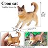 Oenux Cat Model Siamese Devon Rex Sphynx Ragdoll Persian Action Figure Cat Kitty Bobtails Figurine Cute Decoration Kids Toy Gift