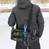 Waterproof Fishing Gear Bag Outdoor Shoulder Crossbody Bag Fishing Tackle Backpack Multipockets Lures Gear Shoulder Bag