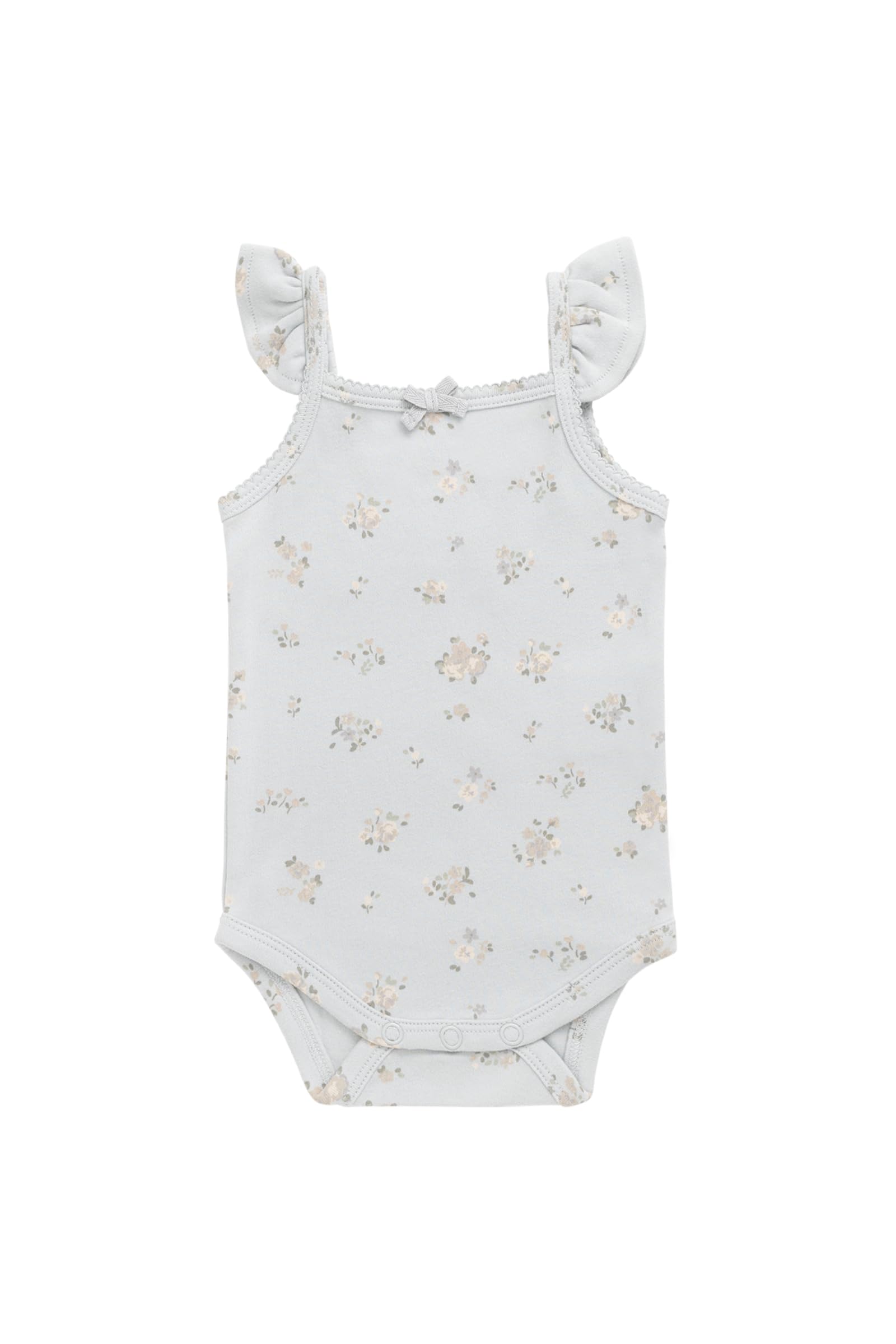 

OC Cami Bodysuit Petite Fleur Blue JBCO252001 Baby LBLU 80 [Jamie Kay]