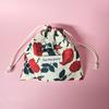 Flower Fabric String Pouch