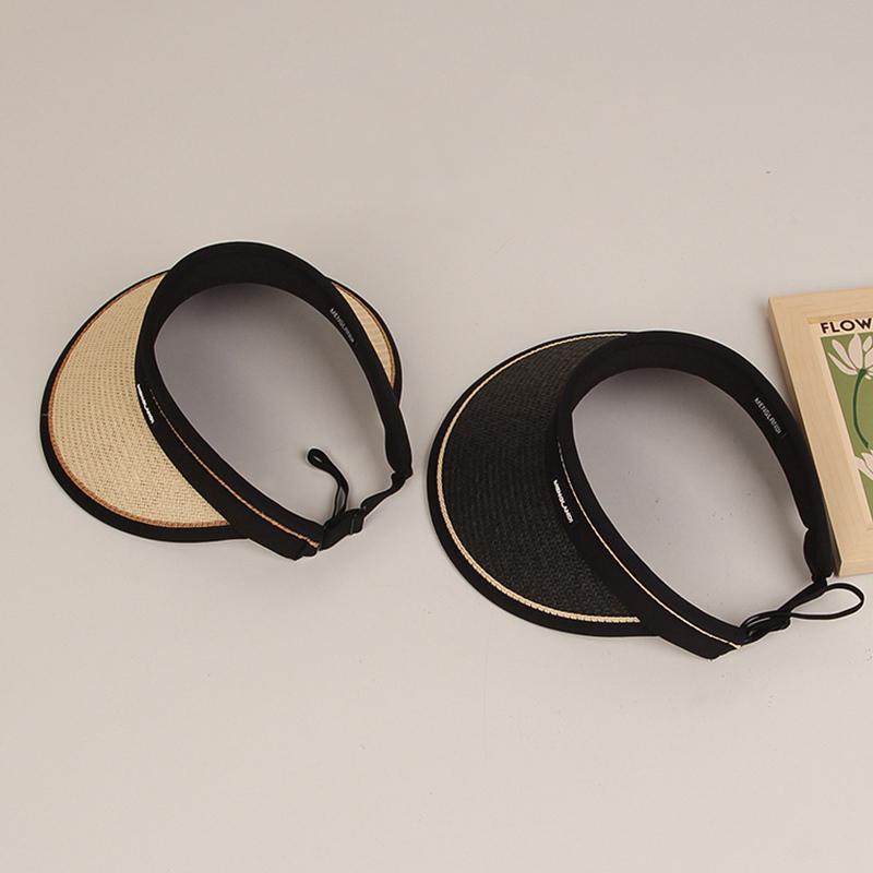 Barn Pojkar och Flickor Halmhatt Solskyddsmössa UV-skydd Tom topphatt