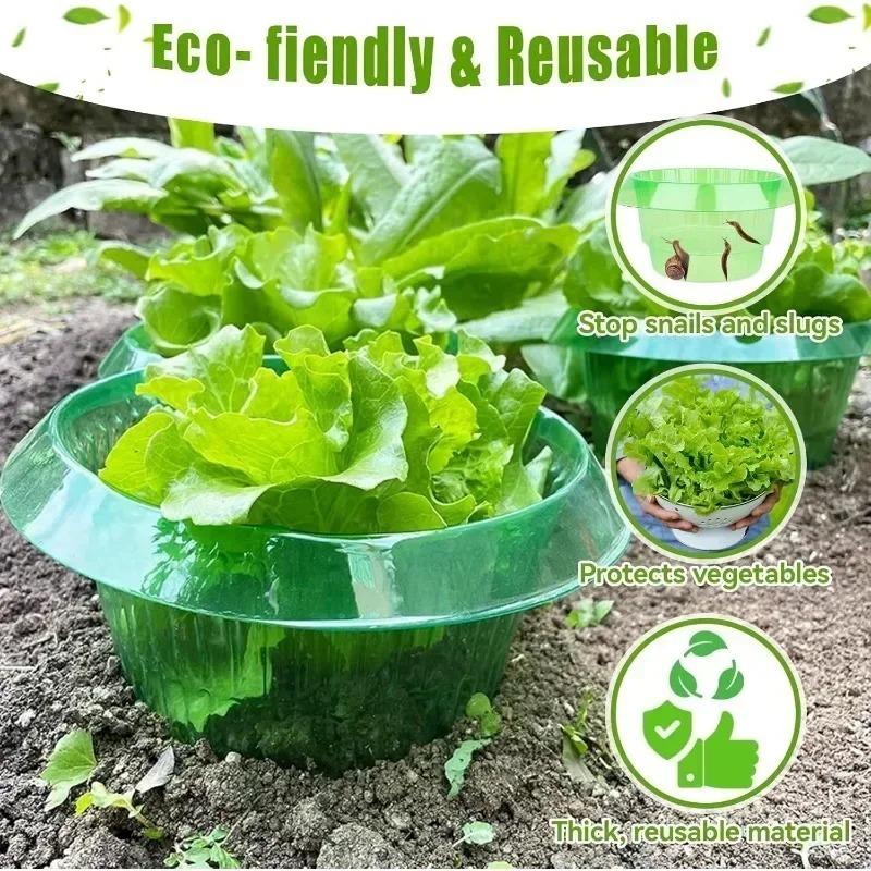 12/1x Insect-Proof Flower Pot Covers Vegetable Protection Cover Snail Neck Round Thickened Garden Green Plant Protection Hats