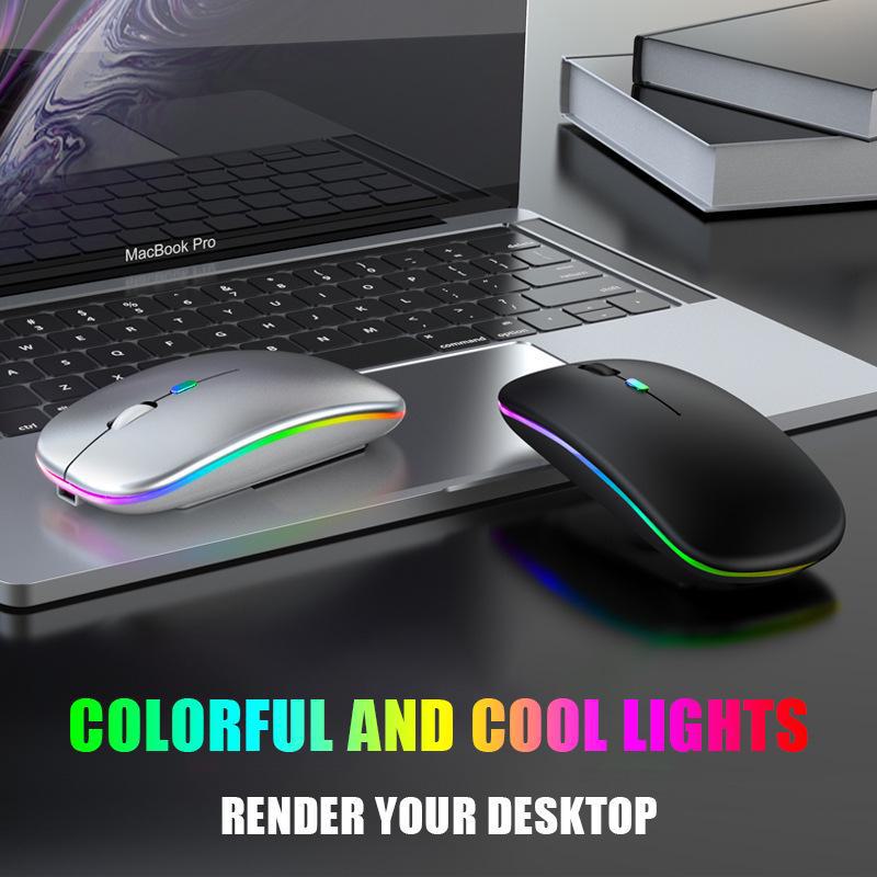 Ultra-Thin Portable Luminous Bluetooth Wireless Mouse