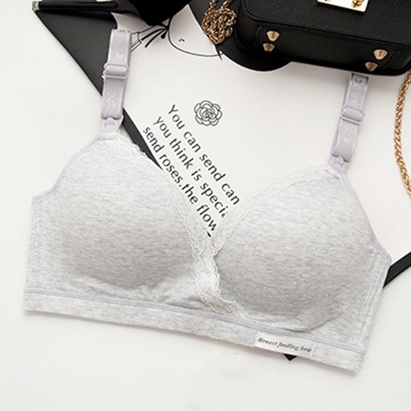 

Одежда для кормящих без косточек, хлопковый бюстгальтер для грудного вскармливания для беременных женщин, нижнее белье для сна для беременных 38 серый