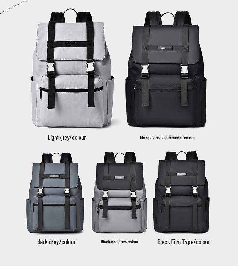 Unisex Minimalist Commuting Backpack with Custom Logo, High School Ready