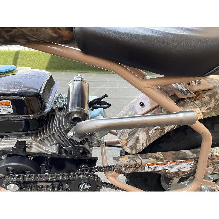 Upgrade Exhaust Pipe With Female Threaded For Predator 212Cc 196Cc Go Kart& Mini Bike, For Coleman Powersports CT200U,CT200U-EX,BT200X, For Honda