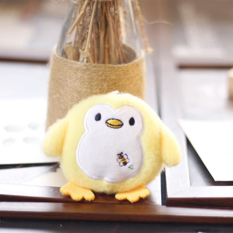 Adorable Plush Penguin Keychain Soft And Cute Mini Animal Doll For Bags And Keys