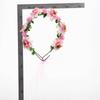 Party Fashion Headdress Floral Tiara Headband Rose Flower Women Headwear Flower Crowns Headband