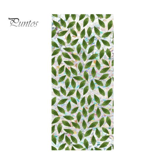 Floral Rainbow Static Sticker Window Privacy Film UV Protection Glass Sticker Non-Adhesive Window Cling for Home Bedroom Living Room Decor