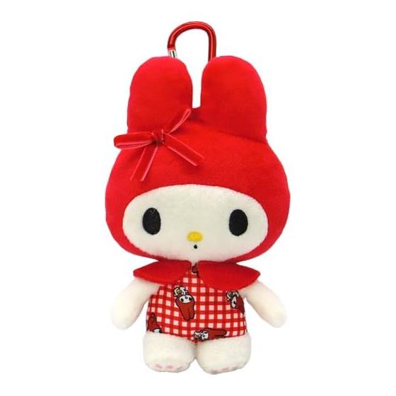 Nakajima Corporation My Melody Red Check Plush Eco Bag 219800-25