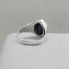 Hexagon Blue Sapphire 925 Sterling Silver Handmade Gift Ring Jewelry