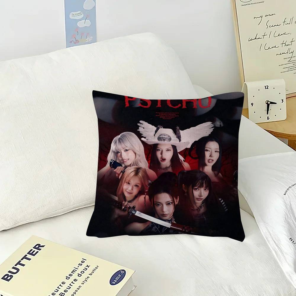 Kissenhülle 30x50 Polyester Sofakissen Dekorative Wurfkissen Heimdekoration Kissenbezug Cool KPOP B-BABYMONSTER
