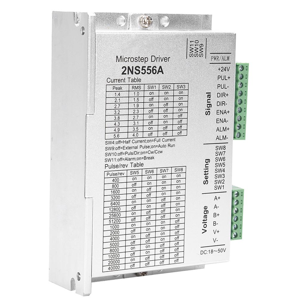 Stepper Motor Driver 2Phases NEMA23 32Bits Digital Signal Processing 2NS556A