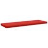 1 Piece VUGHT Bench Cushion 100percent  Polyester Red 140 X 50 X 5 Cm