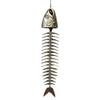 Vintage Fishbone Wind Chimes Cast Iron Fish Skeleton Windchime Patio Garden Decor for Home Window Porch Hanging Ornaments